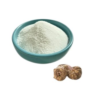 Food Grade Low Calorie Konjac Flour Konjac Gum Powder Konjac Gum Glucomannan for Sausage Solid Beverage Fitness Meal Additives CAS 37220-17-0