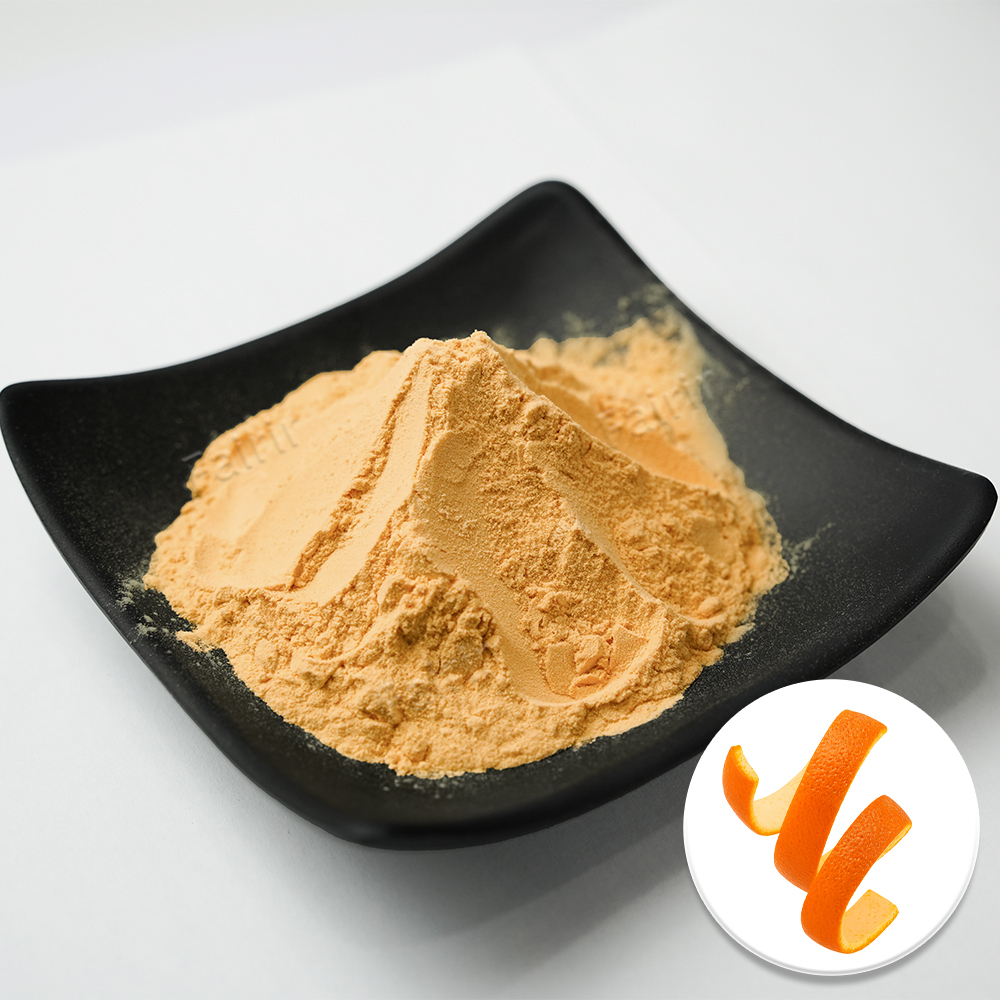 OEM ODM Natural Citrus Bioflavonoid Orange Peel Extract Hesperidin 50% Fine Powder Food Grade Beverage Cosmetic Raw Material Bulk CAS 520-26-3