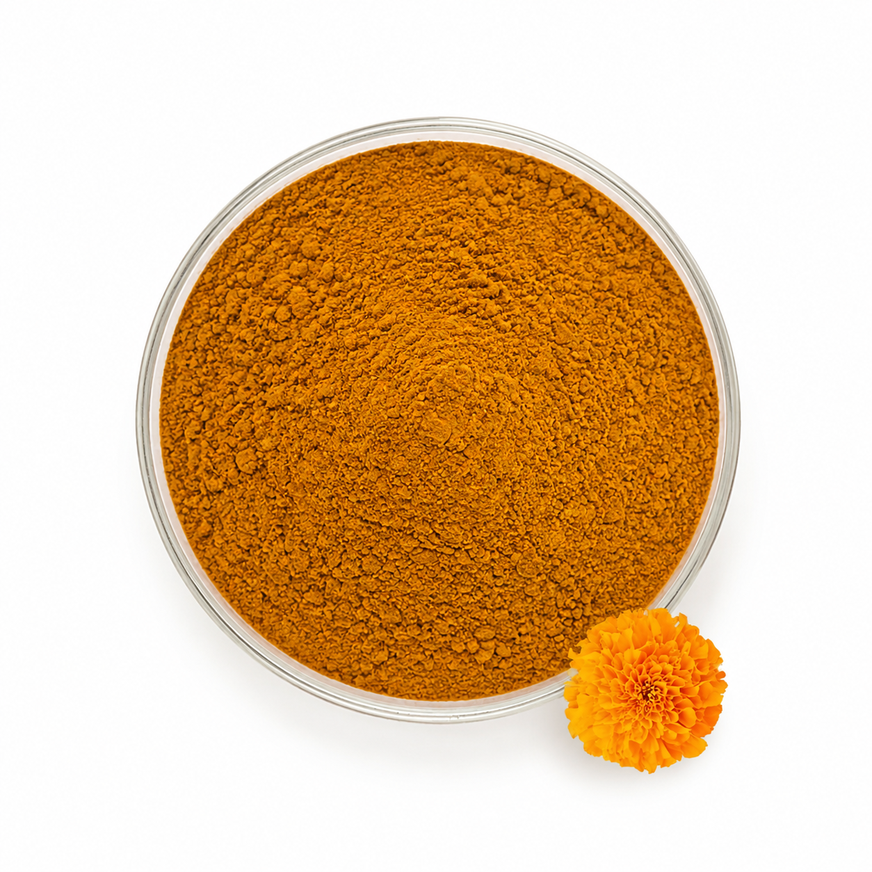 Factory Price 100% Natural Water Soluble Marigold Flower Extract 5% Lutein Powder CAS 90131-43-4 - 图片 2